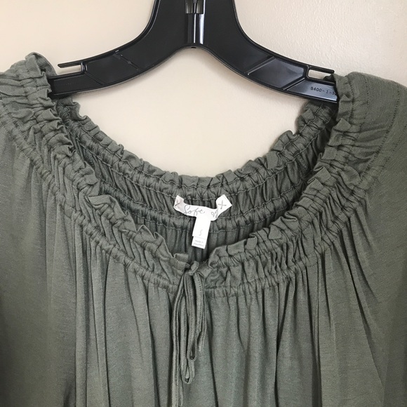 Soft Joie | Fatigue Green Blouse NWT - Picture 3 of 6